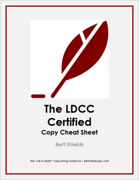 cheat sheet – Bert Shields Copywriting